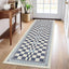 Alfombra pasillo 2x6ft antiderrap lavable moderna abstracta