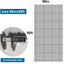 Rollo malla ventana 96x50pulg fibra vidrio ajustable