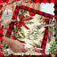 6 Pzas Manteles Navidad Plástico Lavables 43x30cm