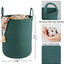 Cesta cuerda algodón para ropa sucia sala dormitorio bohemia