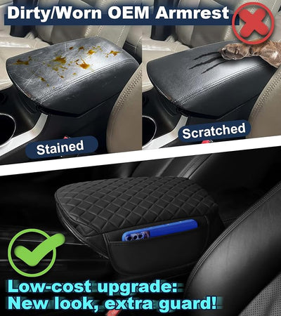 Funda consola Ford Explorer almohadilla diamante 1pulg 11-19