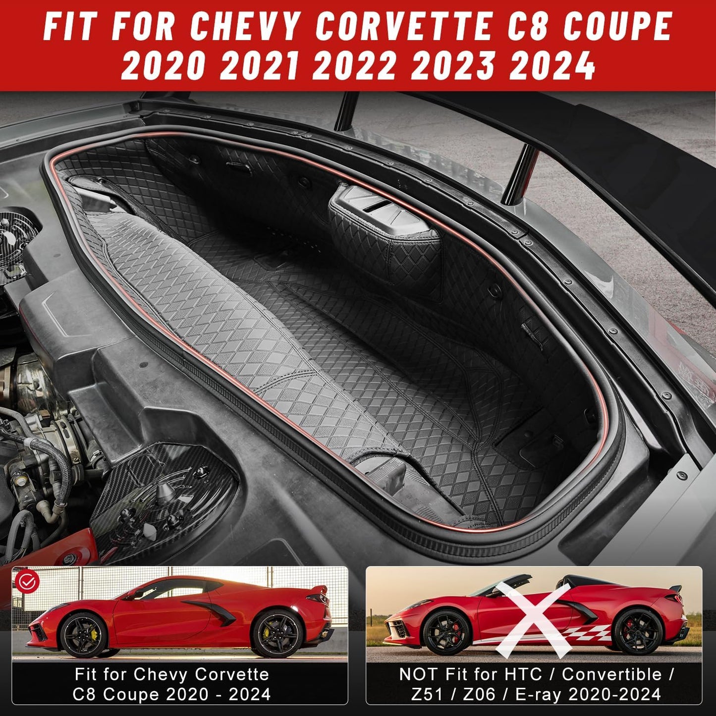 Alfombrilla cajuela trasera comp Corvette C8 2020-24