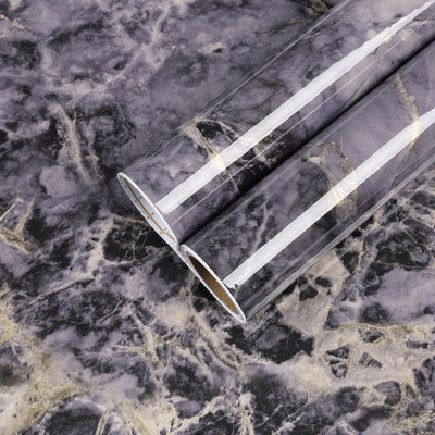 Papel contacto mármol dorado 12x472pulg impermeable