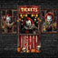 3 Pzas Cubiertas Puerta Ventana Halloween Fantasma Calavera