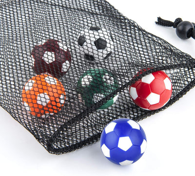 24 Bolas Futbolín 1.260pulg Multicolor Oficiales