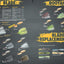 Falda silicona 55 hebras para Spinnerbait y Buzzbait