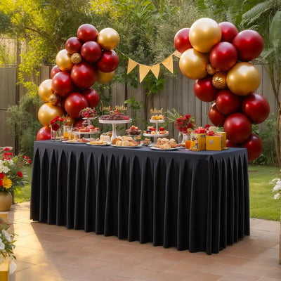 4 Manteles Rectangulares 8ft Elastano Ajustable Banquete