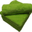 Toalla microfibra felpa sin bordes auto 16x16" 6 Pzas verde