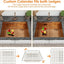 Fregadero cocina acero inox 31x21" doble pista