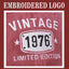Sombrero vintage 1974 Limited Edición Rojo