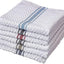 Set 6 toallas cocina rizo 12x12pulg absorbentes con lazo