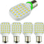 4 Bombillas LED Giratorias para RV 10-24V Blanco