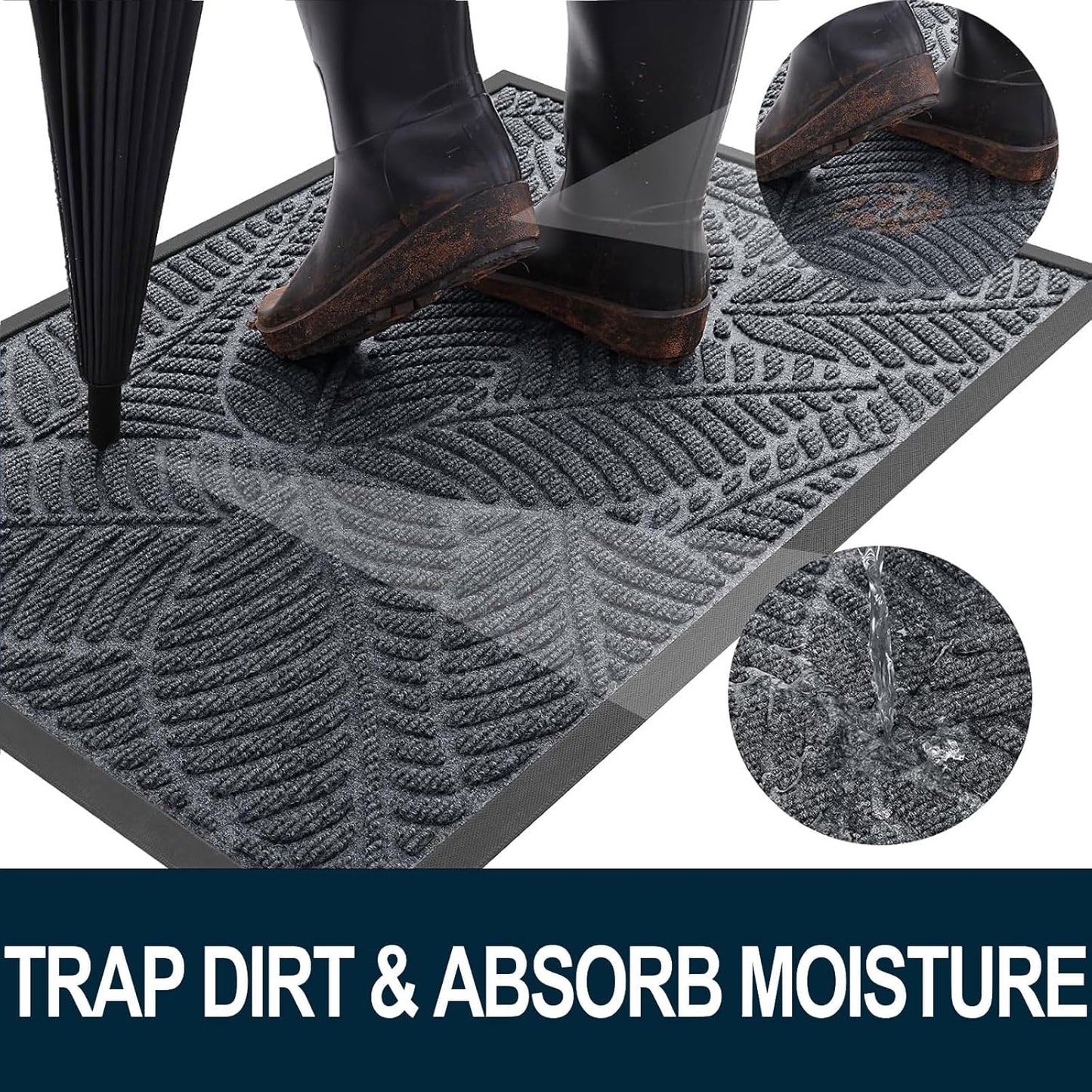 Tapete goma natural impermeable antiderrap