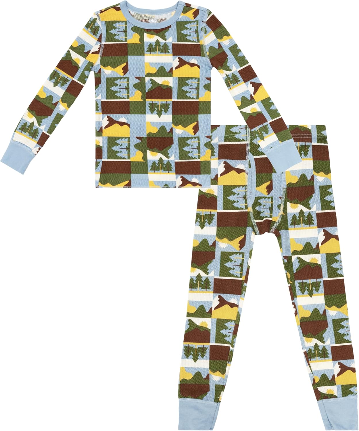 Conjunto ropa interior térmica gofre para niños