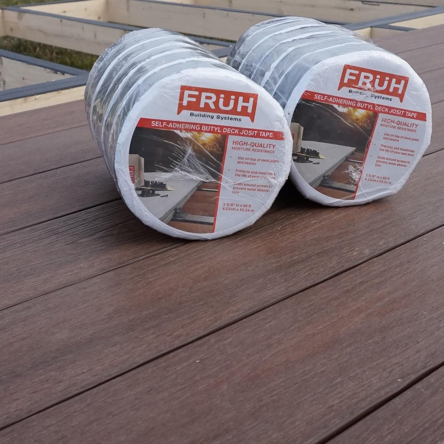 Cinta butilo para cubiertas 1-5/8" x50ft pack 12