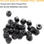 100 Pzas Tuercas Autoblocantes M3-0.020pulg