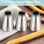 3 Puntas Churro Acero Inox 9ft para Glaseado y Tartas