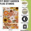 Bandera decorativa flores bohemio estilo 60s