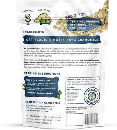 Golosinas naturales para conejo y hámster 1.76oz