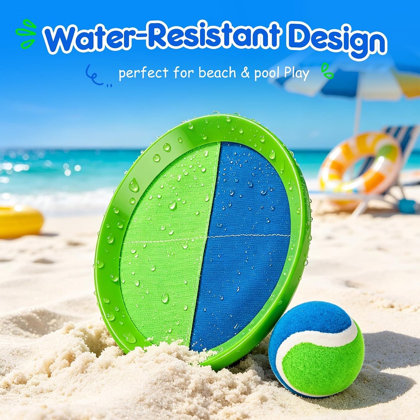 Set pelotas adhesivas para niños resistente al agua
