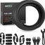 Kit manguera combustible AN8 20pies acero inox con