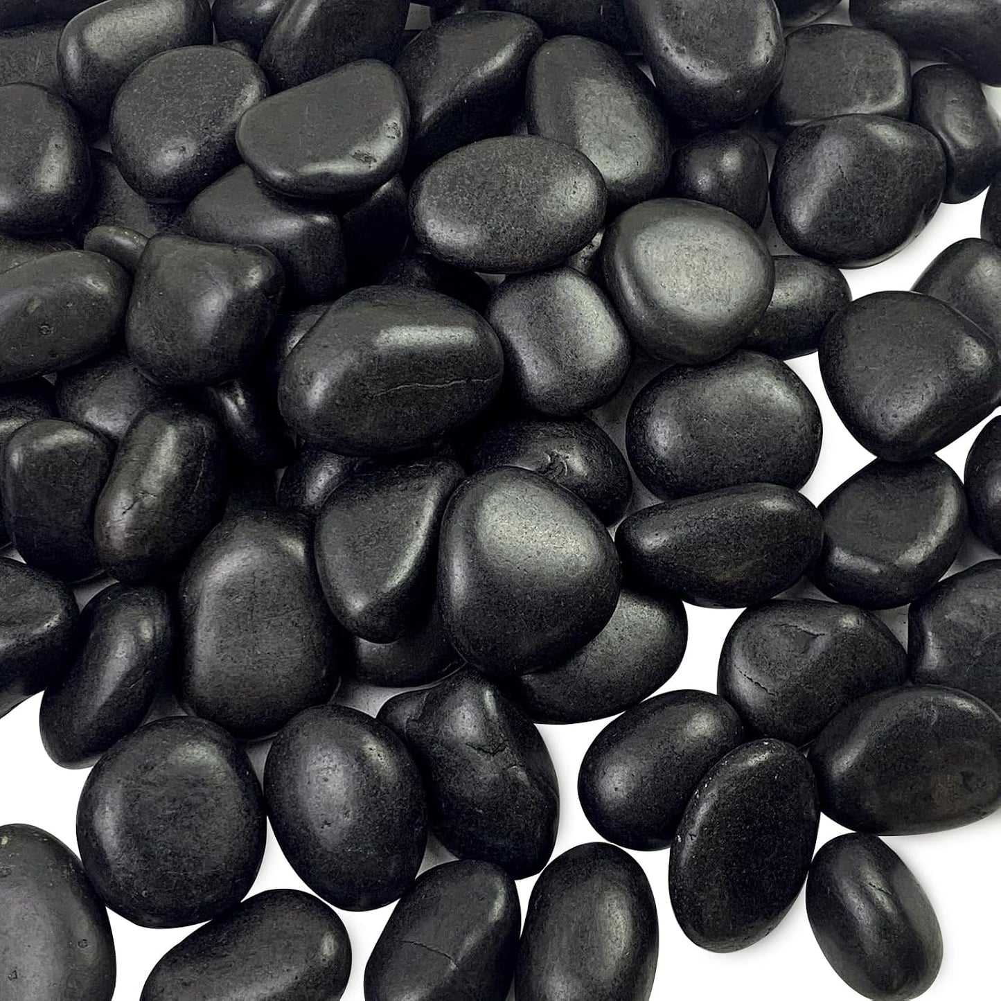 Piedras negras 5lb para plantas decorativas jardín patio