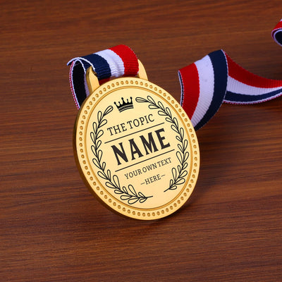 Medallas acero inox personalizadas para estudiantes y eventos