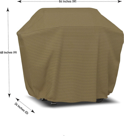 Funda parrilla barbacoa elástica tela transpirable 64pulg