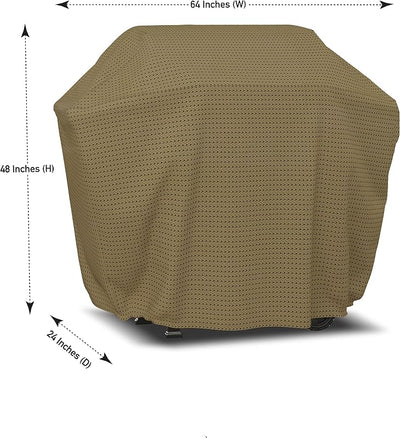 Funda parrilla barbacoa elástica tela transpirable 64pulg