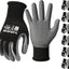 Guantes trabajo seguridad ultradelgados naranja 6 pares