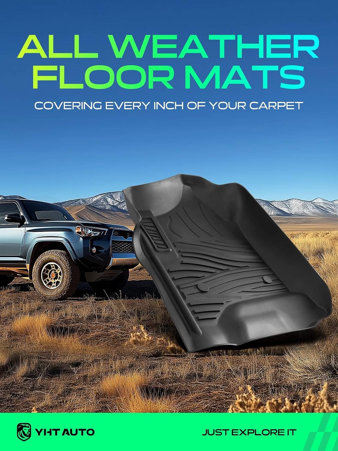 Alfombrillas TPE para Chevy Silverado Tahoe impermeables