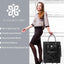 Bolsa comestibles reutiliz. con ruedas plegable