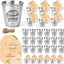 Set 40 Vasos Chupito Acero Inox 2.36oz