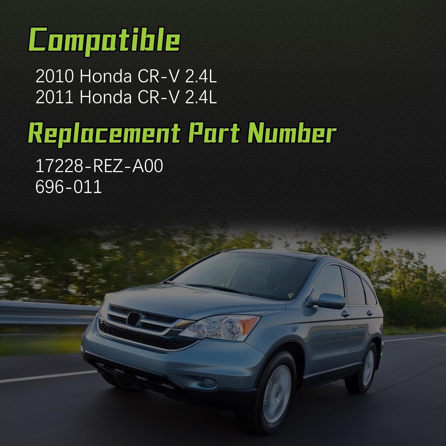 Manguera aire con abrazaderas para Honda CR-V 2.4L