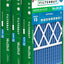 Filtro aire MERV 13 16x25x5 pulg plisado pack 3 HVAC