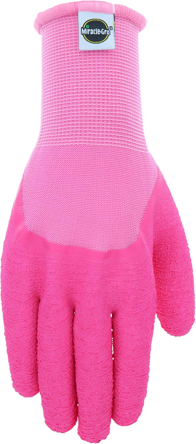 Guantes látex arrugado texturizado mediano-grande
