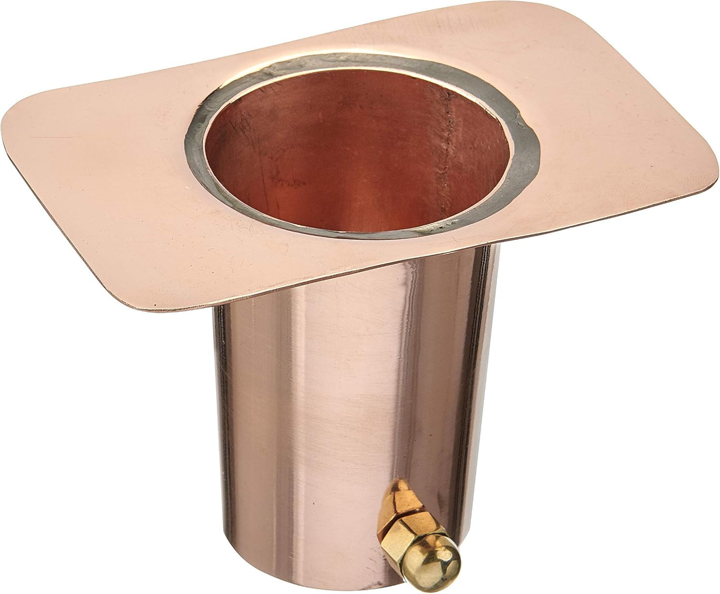 Adaptador embudo canaleta cobre puro 495P