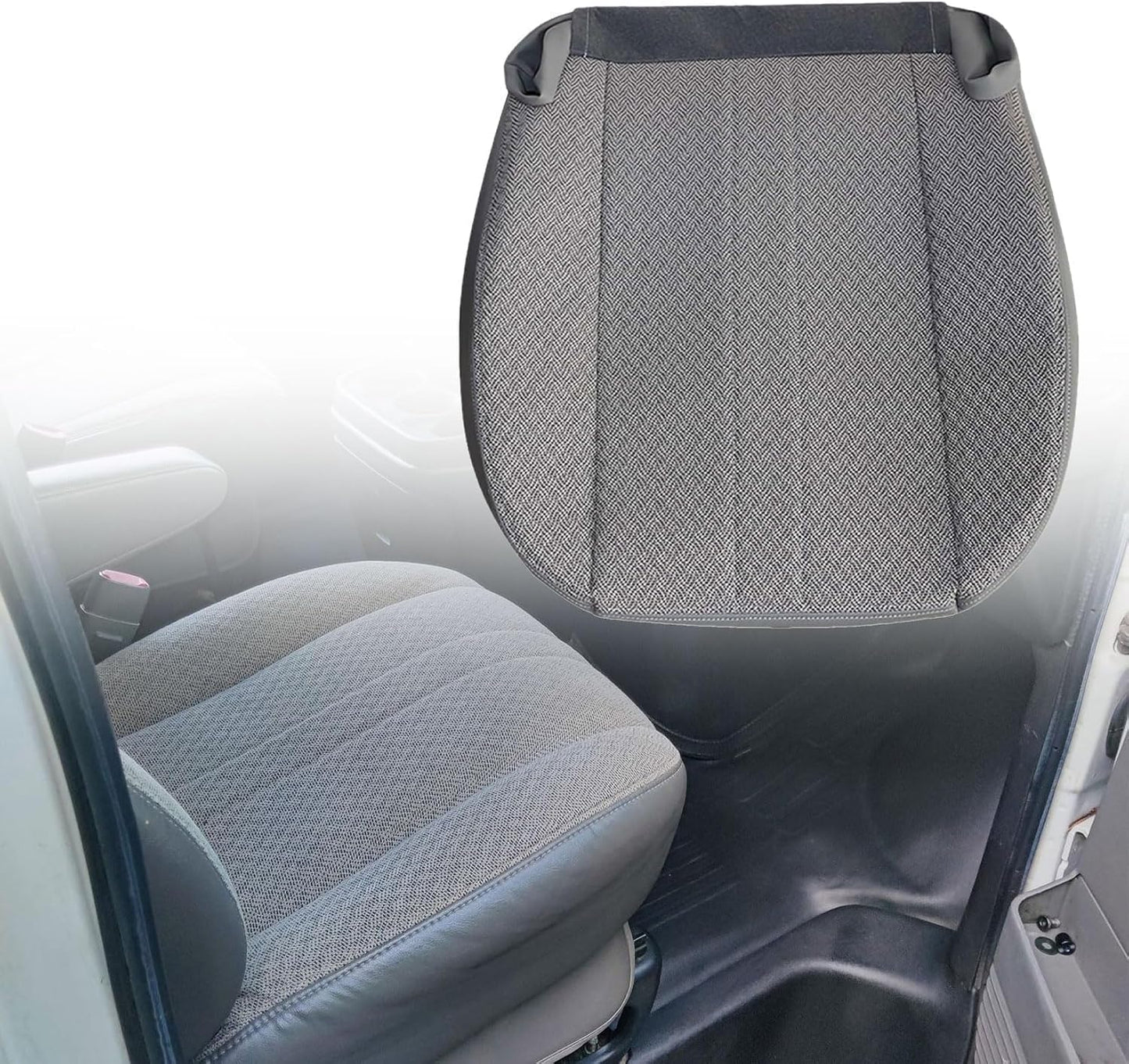 Funda asiento Chevy Express GMC Savana 2003-2014 gris peltre