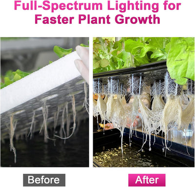 Luz LED cultivo 450W impermeable espectro completo