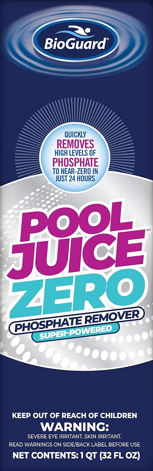 Limpiador de piscina sin fosfato 1qt reduce rápido