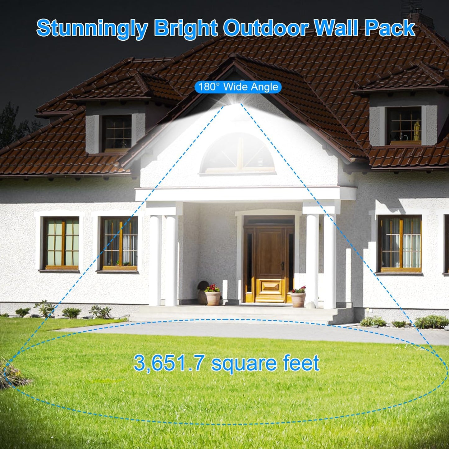 Luz inundación LED impermeable pack 4