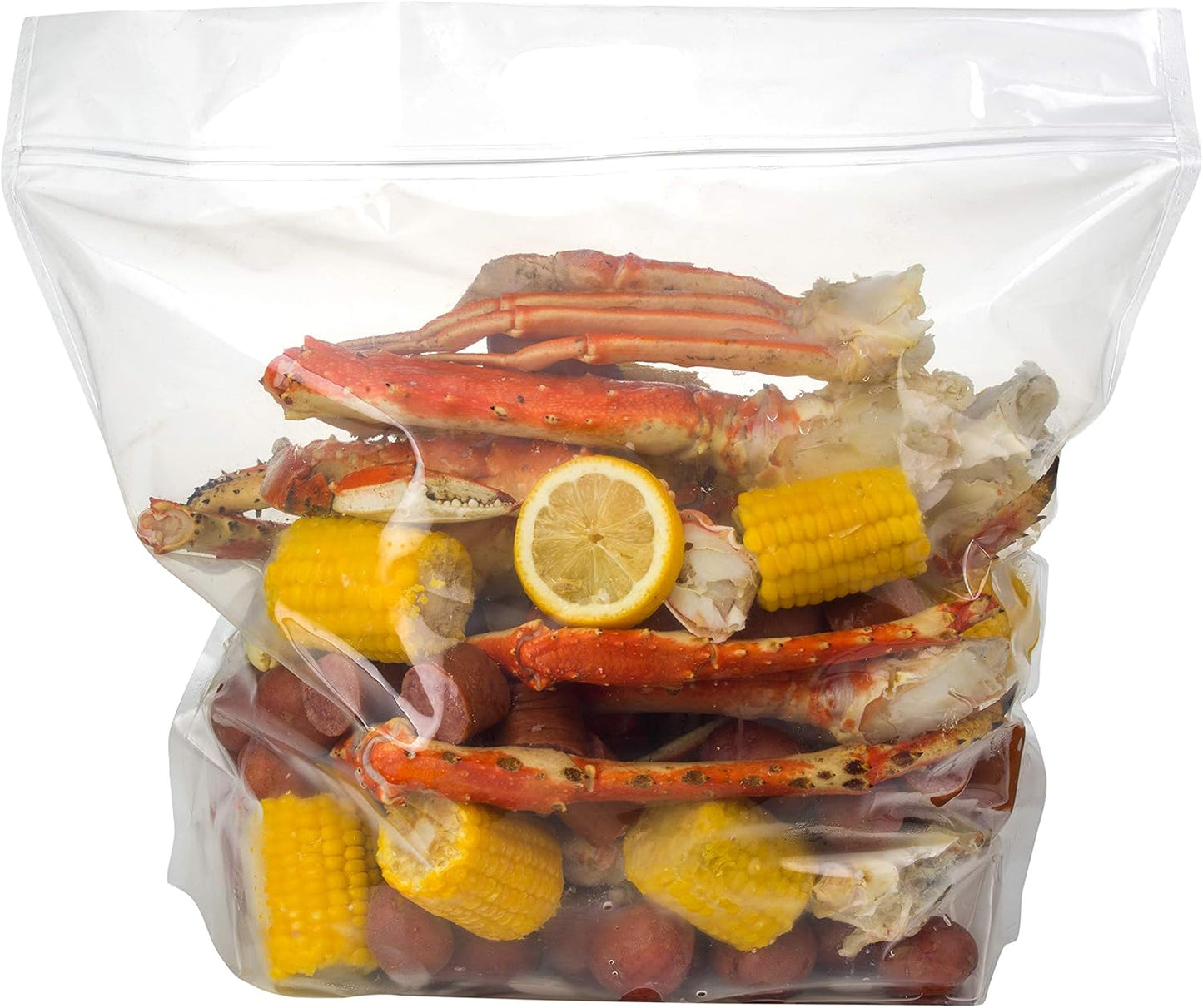 Bolsas para hervir mariscos grandes pack 5