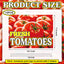 3 Letreros Patio 12x16pulg Tomates Plástico Estacas Metal