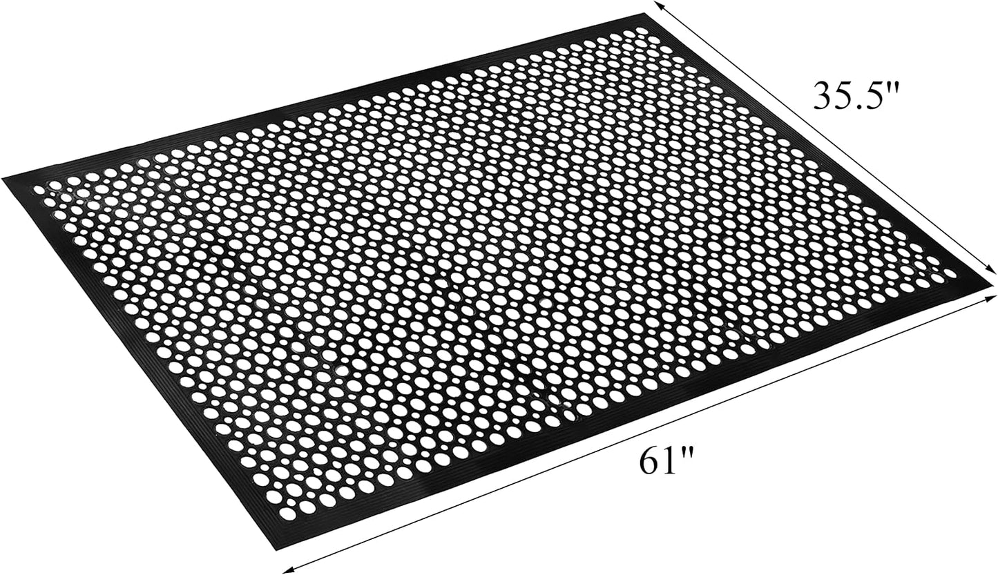 Alfombra puerta goma 61x35pulg antiderrap cocina