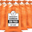 Sacos arena resistentes 14x26pulg con cuerdas UV 250 bolsas naranja