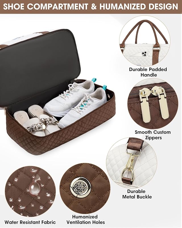 Bolsa viaje mujer con compartimento zapatos