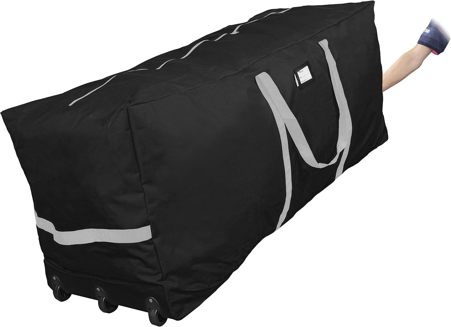 Bolsa almacenamiento árbol Navidad 28x16x60 con ruedas negro