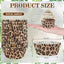 300 Forros Cupcakes Estampado Leopardo Tropicales Magdalenas