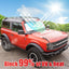 Parasol plegable para parabrisas Ford Bronco bloquea UV