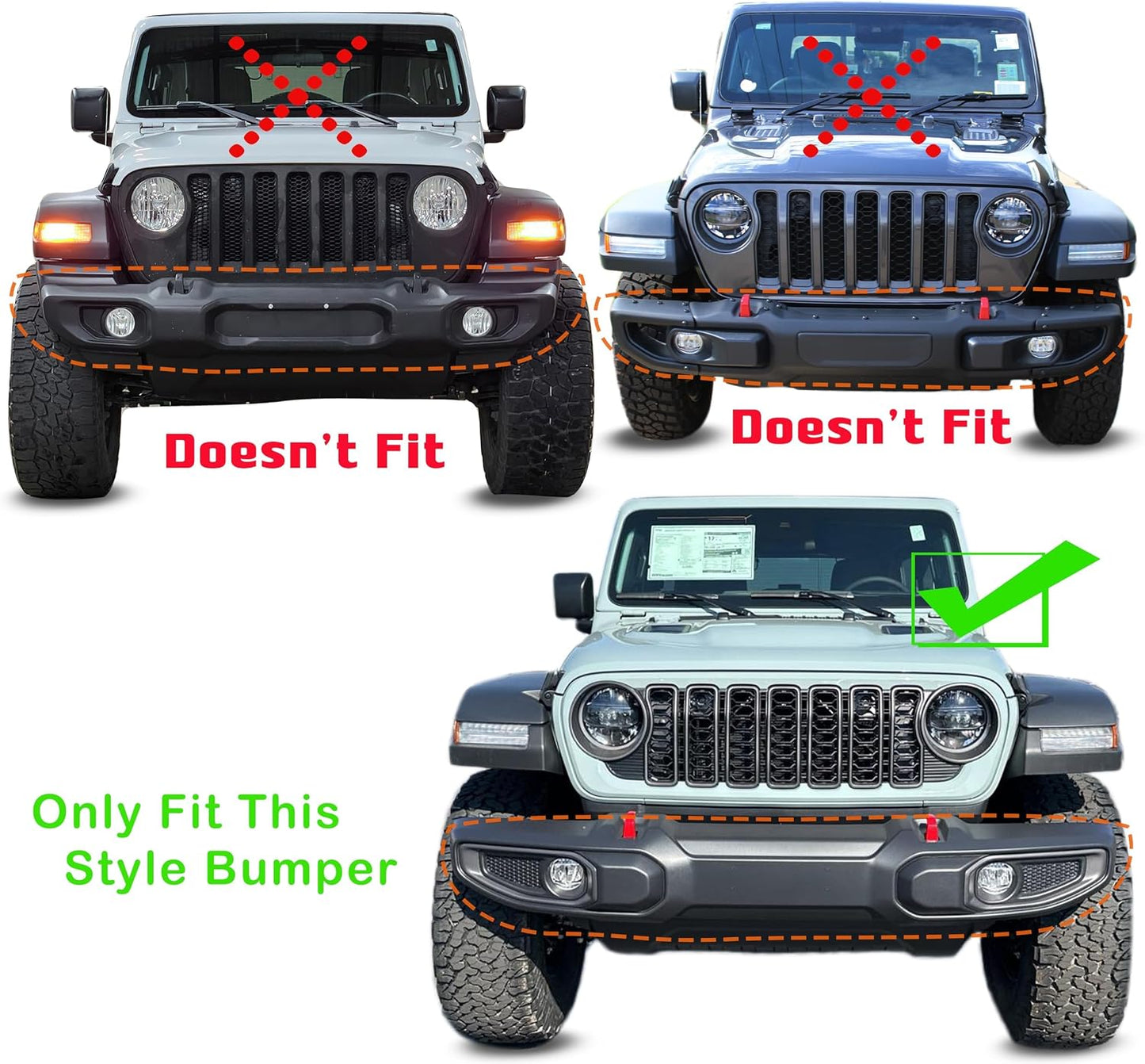 Soporte marco placa matrícula Jeep Wrangler JL